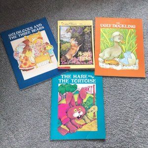 Set of 4 Fairy Tale Books for young readers